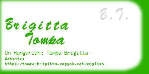 brigitta tompa business card